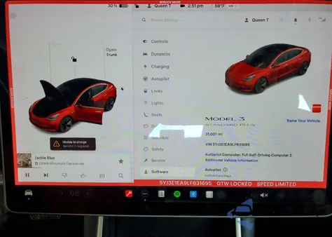 2020 Tesla Model 3 z USA, uszkodzony, nr VIN 5YJ3E1EA9LF631695